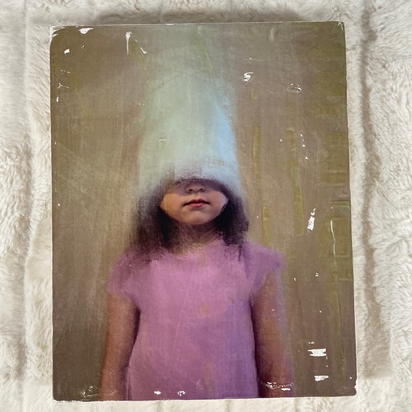 “Witness” - One of a kind Image Transfer on Board Portrait Digital Painting Art - Picture 2 of 16